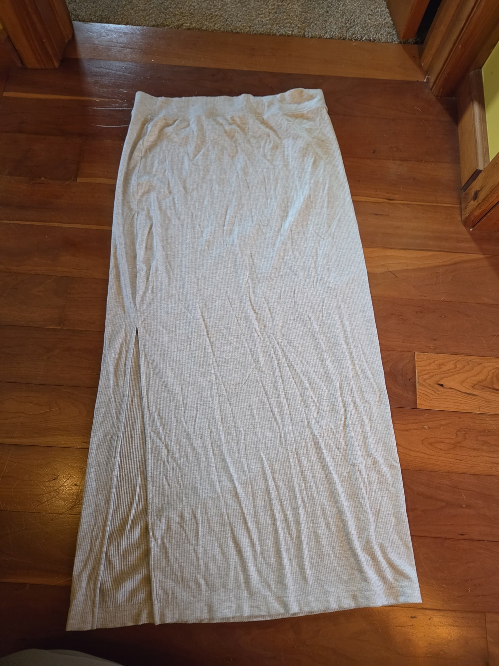 aerie Light Gray Maxi Skirt